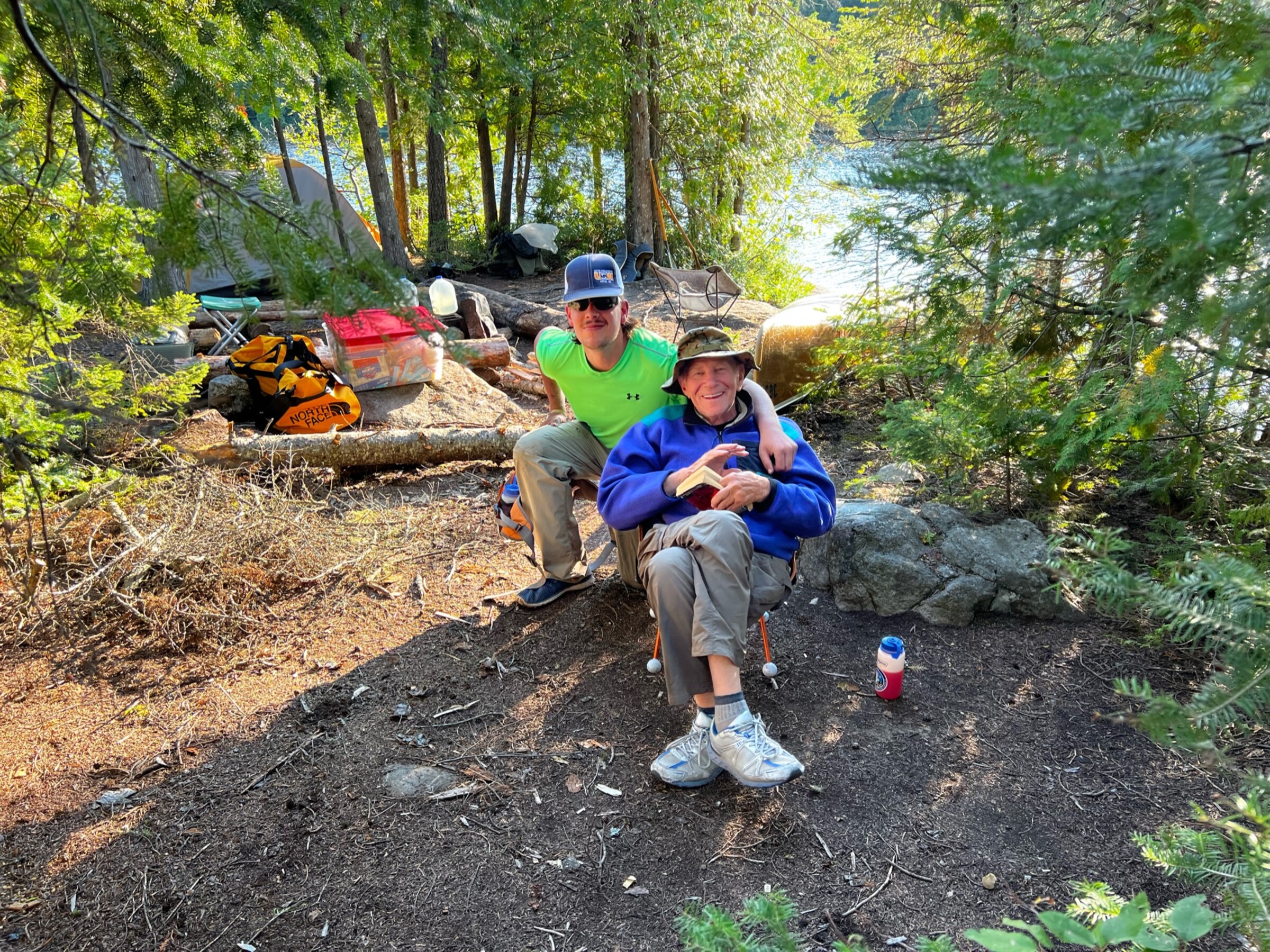 Jim and Brandon on Karl Lake